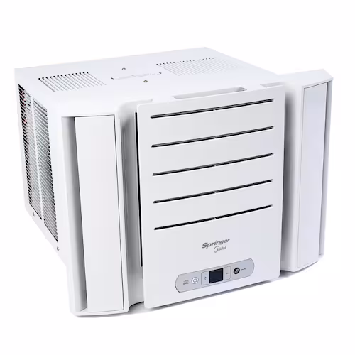 Ar-Condicionado de Janela Springer Midea Eletrônico Frio 7.500 BTU/h Branco QCK078RB - 127V - 110V