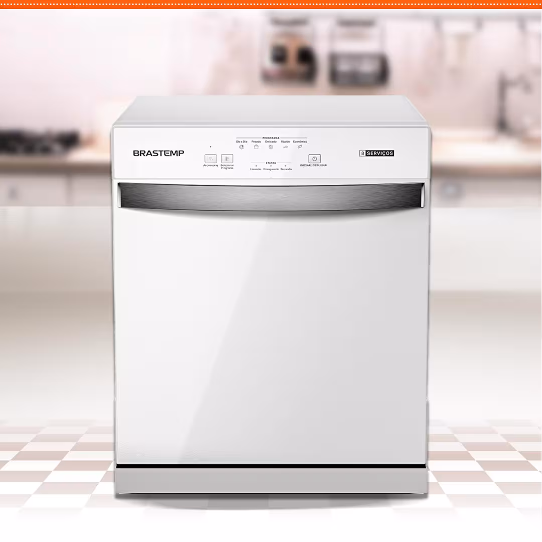 Lava-louças Brastemp 8 Serviços Branca